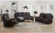 ACME Furniture Braylon Brown Manual Motion Loveseat with Console-1