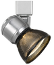 Cal® Lighting & Accessories Black/Brushed Steel Track Light-1