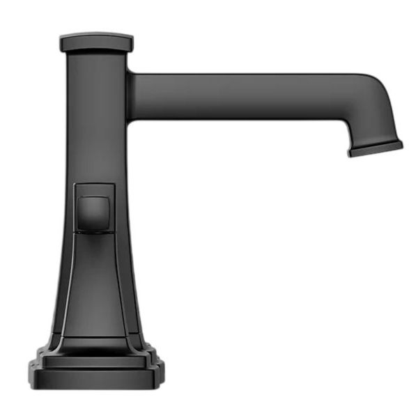 KOHLER® Riff® Matte Black Centerset Bathroom Sink Faucet-2