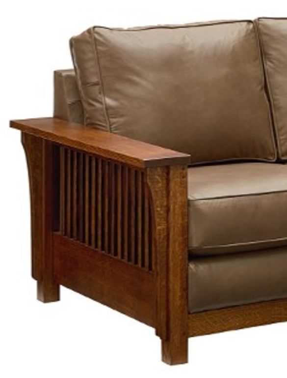 Fusion Designs Customizable Bungalow Mission Sofa-1