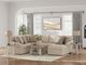 Benchcraft® LadyMae 4-Piece Twill Right-Arm Facing Sectional and Chaise-1
