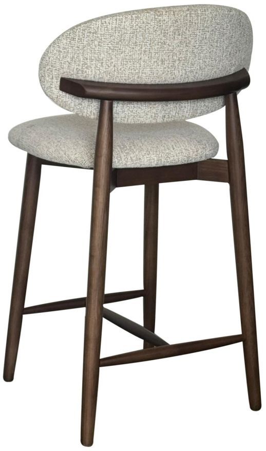 Nest Home Collections Erica Carob/Paloma Gray Counter Stool-3