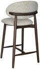 Nest Home Collections Erica Carob/Paloma Gray Counter Stool-3