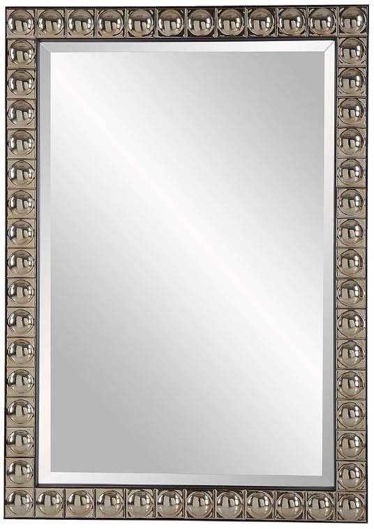 Uttermost® Silvio Antiqued Silver/Champagne Vanity Mirror-0