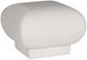 Vanguard® Furniture Jasmine White Ottoman-0