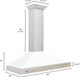 ZLINE 48" Autograph Edition White Matte Wall Mounted Range Hood -5