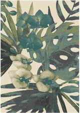 Ivory/Green Tropical