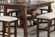 Furniture of America® Fredonia Rustic Oak Counter Height Table-0