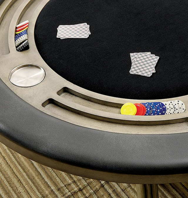 Furniture of America® Melina Gray Game Table-1