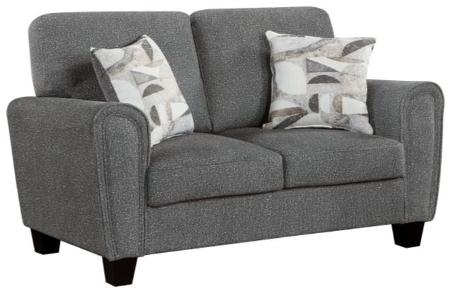 Homelegance® Lemond Dark Gray Loveseat-0