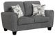 Homelegance® Lemond Dark Gray Loveseat-0