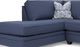 Decor-Rest® Furniture LTD 2696 2-Piece Left-Arm Facing Sofa Sectional and Chaise-1