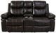 New Classic® Home Furnishings Kellen Brown Power Console Loveseat with Dual Recliner-2