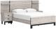 Benchcraft® Vessalli Light Gray King Storage Panel Bed with Extensions-0