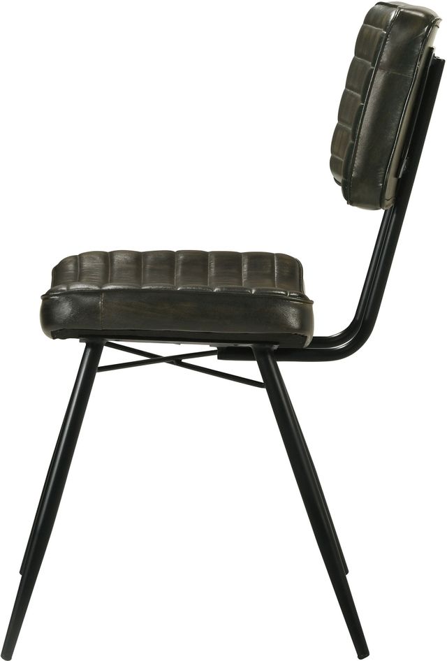 Coaster® Partridge 2-Piece Espresso/Black Padded Side Chairs-3