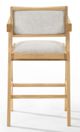 VIG Furniture Modrest Fern 2-Piece Beige Counter Stool Set-3