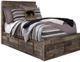 Benchcraft® Derekson 3-Piece Multi Gray Full Panel Storage Bed Set-1