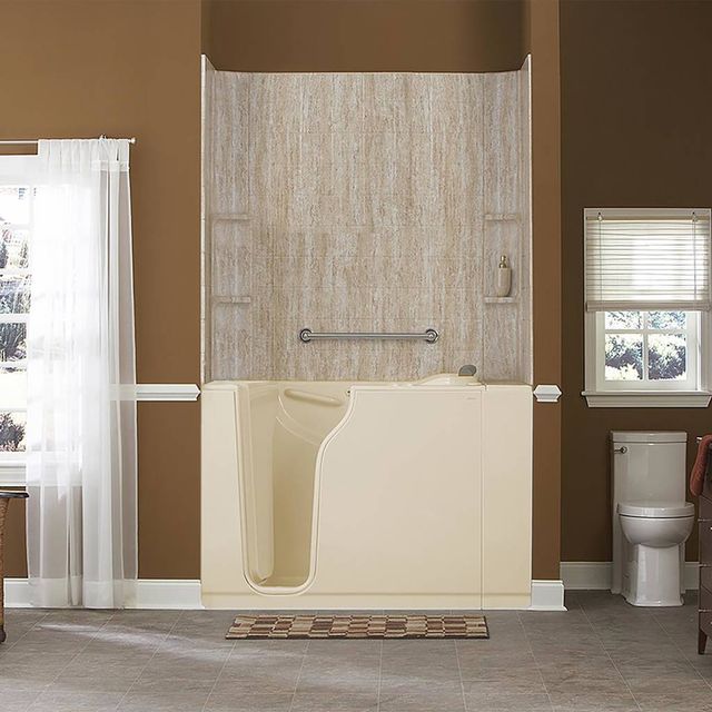American Standard Premium Series Linen Alcove Walk-In Combination Bathtub-3