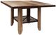 International Furniture Direct Antique Brown Counter Height Dining Table-0