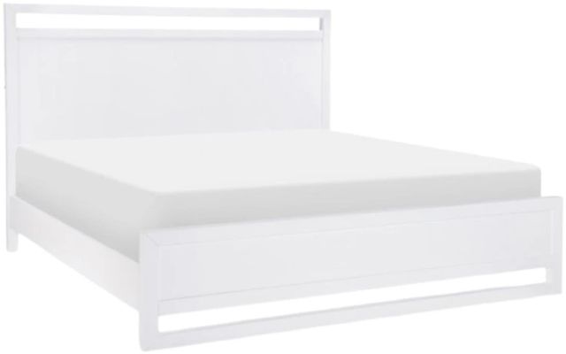 Legacy Classic Summerland White California King Panel Bed-0
