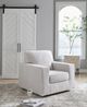 Signature Design by Ashley® Olwenburg Taupe Swivel Accent Chair-4