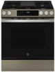 GE® 600 Series 30" Slate Slide In Gas Range-0