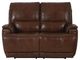 Bassett® Furniture Club Level Burlington Umber Power Reclining Loveseat-0