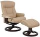 Fjords® Customizable Bergen R Classic Comfort Large Manual Reclining Chair with Footstool-0