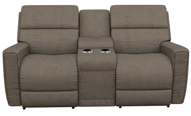 La-Z-Boy® Apollo Granite Manual Reclining Loveseat with Console-1