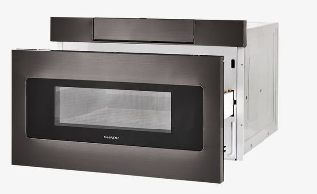 Sharp® 1.2 Cu. Ft. Black Stainless Steel Drawer™ Microwave-3