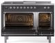 Ilve® Nostalgie II Series 48" Graphite Matte Pro Style Dual Fuel Range-1