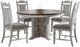 Liberty Furniture River Place 5-Piece Gray/Riverstone White/Tobacco Dining Table Set-0