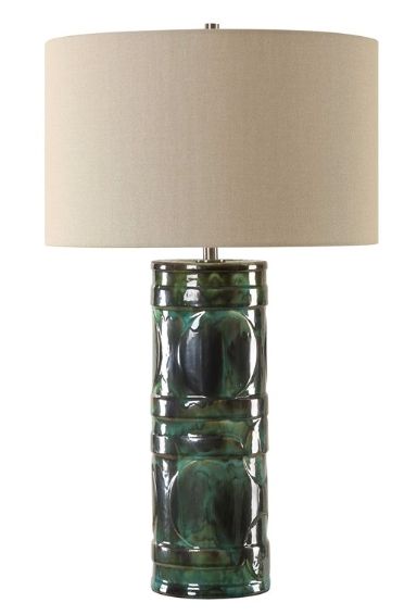 Uttermost® Loch Green Glaze Table Lamp-3