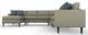 Best® Home Furnishings Customizable Trafton 5-Piece Left-Arm Facing Sectional and Chaise with Espresso Legs-1