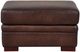 Hydeline® Brookfield Caramel Brown Ottoman-0