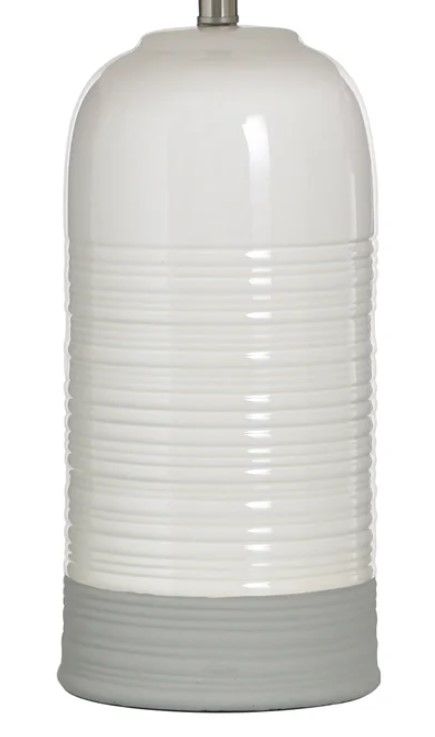 StyleCraft Evian Ivory Ceramic Table Lamp-4