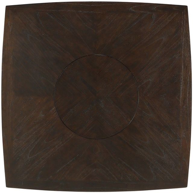 Homelegance® Balin Dark Brown 54" Counter Height Table with Lazy Susan-3