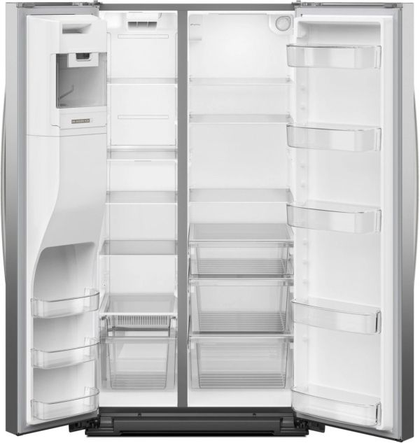 Whirlpool® 36 in. 28.7 Cu. Ft. FingerPrint Resistant Stainless Steel Side-by-Side Refrigerator-3