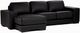 Jaymar Baron Urban Chic 2 Piece Florance Black Gr. 50 Sectional-0