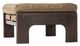 Four Hands Halston Palermo Drift/Terra Brown Ottoman-3