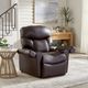 UltraComfort™ Maya Coffee Medium Power Lift Recliner with Nirvana Heat and Air Massage-4
