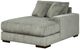 Signature Design by Ashley® Lindyn 3-Piece Fog U-Shaped Sectional and Double Chaise-5