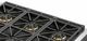 Fulgor® Milano 36" Black Cast Iron Island Trim-0