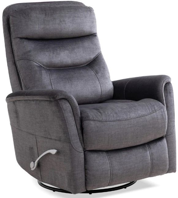 Parker House® Gemini Capri Charcoal Manual Swivel Recliner-1