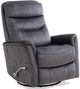 Parker House® Gemini Capri Charcoal Manual Swivel Recliner-1