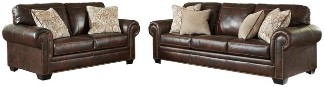 Signature Design by Ashley® Roleson 2-Piece Walnut Living Room Seating Set-0