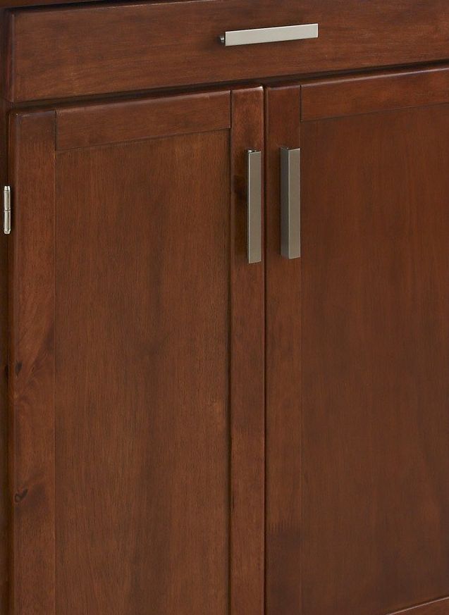 homestyles® Cuisine Cart Cherry/Medium Oak Kitchen Cart-2