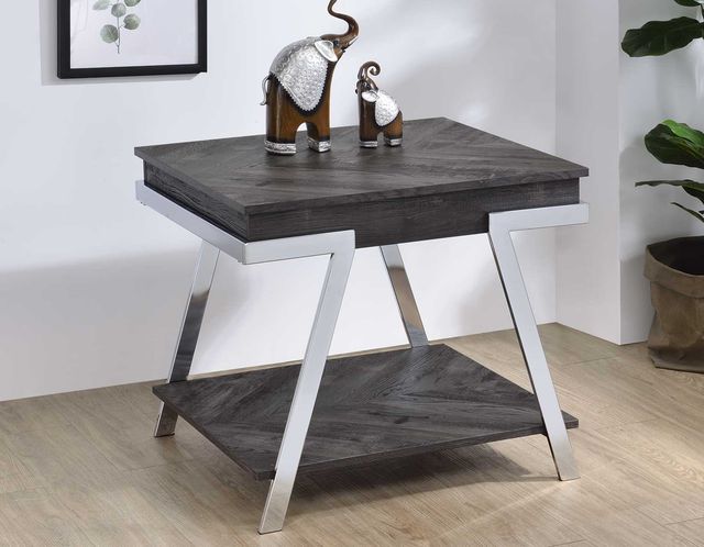 Steve Silver Co. Roma Shadow Grey End Table-2