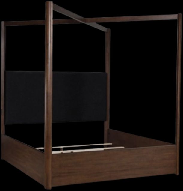 Signature Design by Ashley® Dilenno Dark Brown Queen Canopy Bed-0