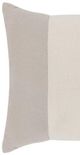 Fairfield® Cream Velvet Linen Accent Throw Pillow-1